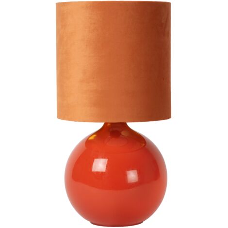 Lampada da tavolo Esterad arancio vetro E14 Lucide