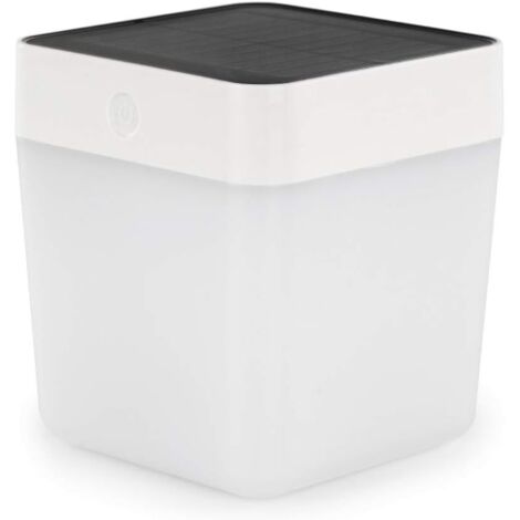 Lampada da tavolo esterna LED solare 3000K 100lm bianca Lutec