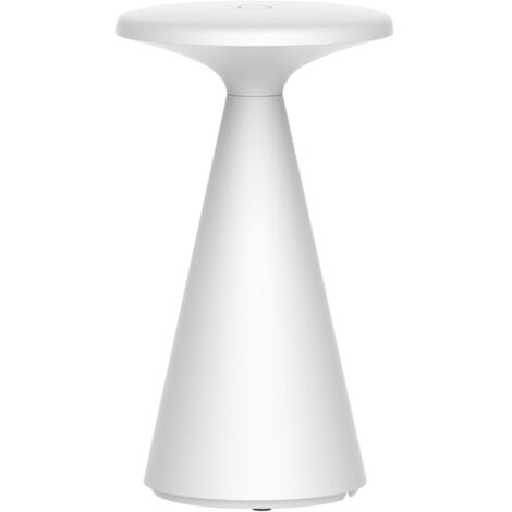 Lampada da tavolo esterna PAROS bianca LED USB-C IP44