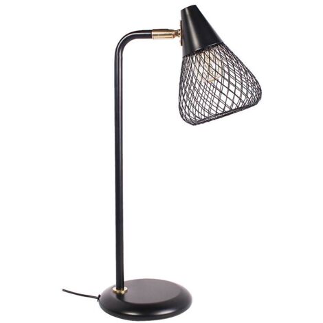 Lampada da tavolo Fanny Metal Black E14 1x Max 25W H: 46 cm L: 15 cm