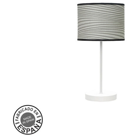 Lampada da tavolo fashion 1xe14 bianco/bianco grigio 42x17x17cm