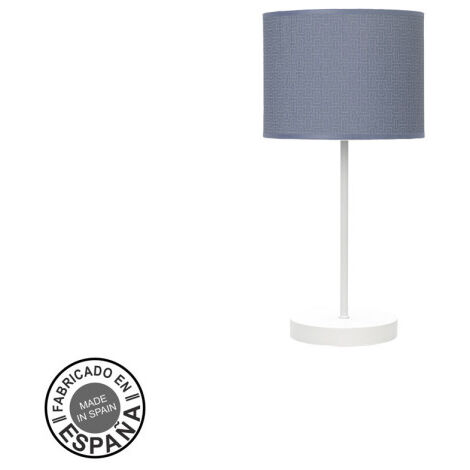 Lampada da tavolo fashion 1xe14 bianco/blu 42x17x17cm