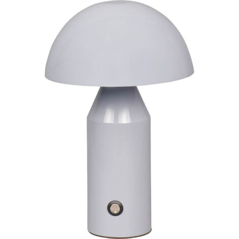 Lampada da tavolo fungo grigia LED 2W CCT dimmer Italux