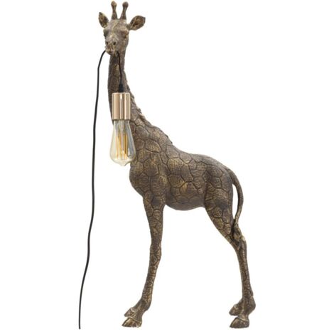Lampada da Tavolo Giraffa 40x22x80 cm in Poliresina