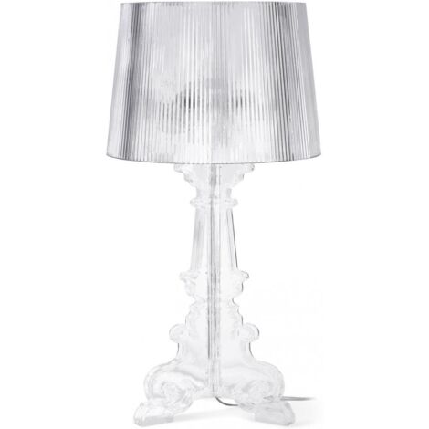 Lampada da Tavolo - Grande Lampada da Soggiorno - Bour Trasparente - Acrilico, PPa