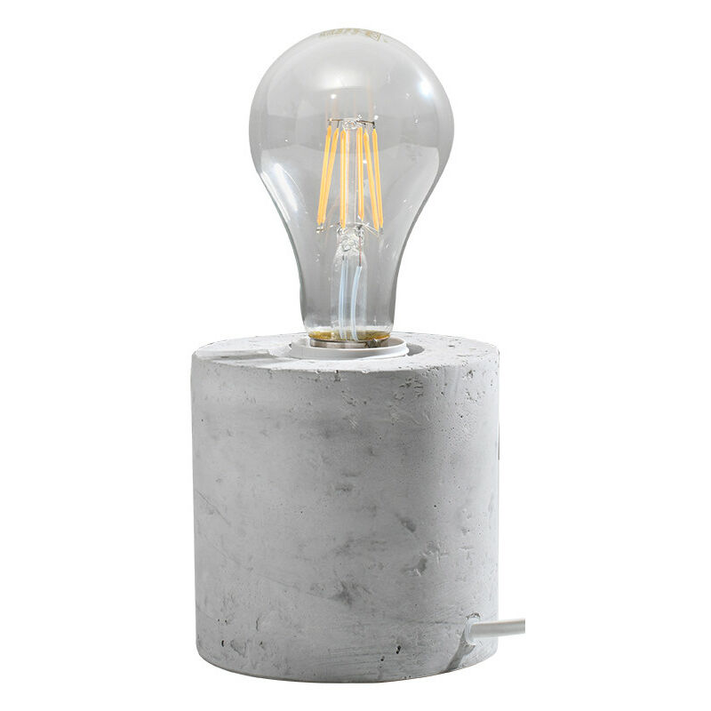 

Sollux Lighting - Lampada da Tavolo Grigio E27 Lámpara de sobremesa Gris E27