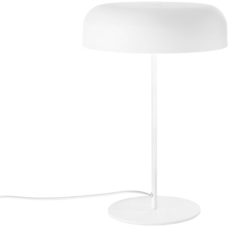 "Lampada da tavolo ICEMAN in metallo bianco 45x30 cm."