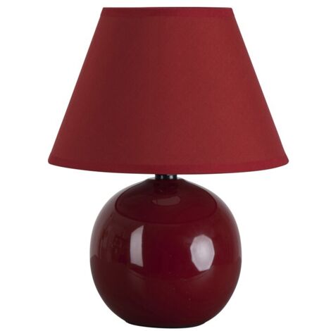 LAMPADA DA TAVOLO IN CERAMICA MINI CILIEGIA E14 - 40 W
