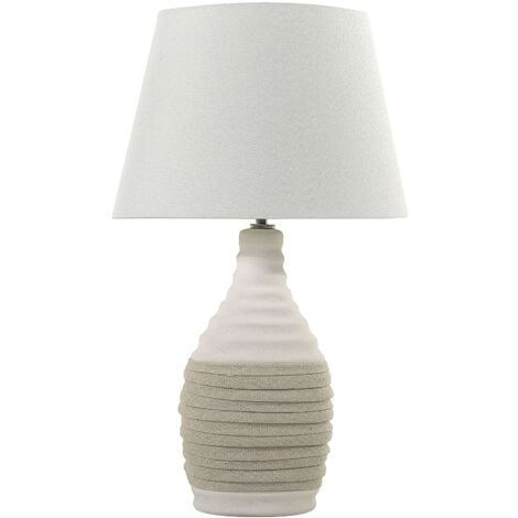 Lampada da tavolo in color crema Tormes