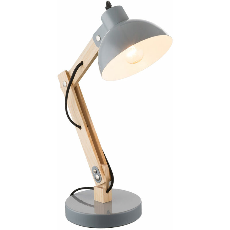 Image of Etc-shop - Lampada da tavolo in legno dimmerabile con telecomando Lampada da comodino a led lampada da camera orientabile, cambia colore rgb 9 w 806
