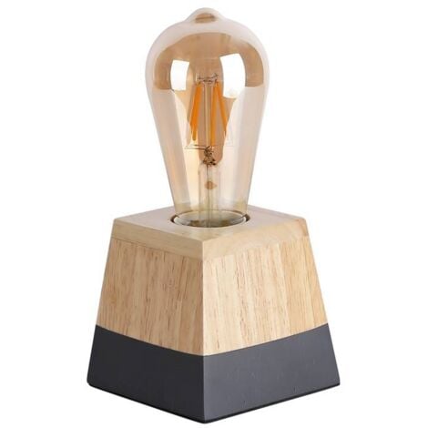 BARCELONA LED Lampada da tavolo in legno "LAKA".