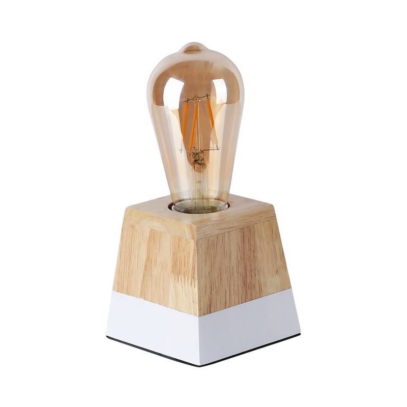 Lampada da tavolo in legno 