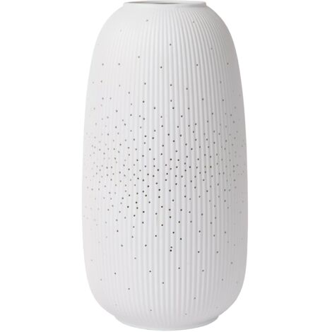 Lampada da tavolo in porcellana bianca 33 cm E14 Flores Lucide
