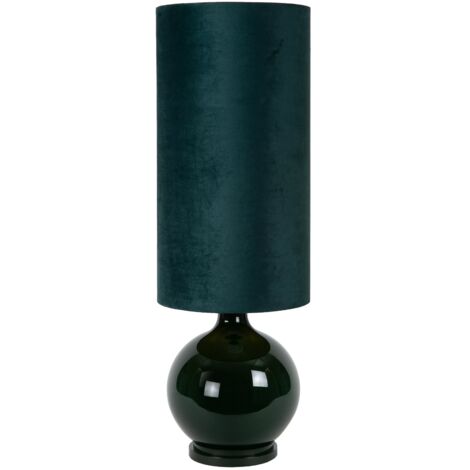 Lampada da tavolo in vetro verde 100 cm E27 Esterad Lucide