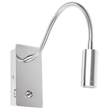 Lampada da tavolo JULIET cromata con USB e orientabile 41025NA