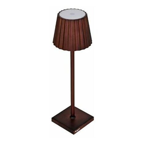 LAMPADA DA TAVOLO K-LIGHT A LED RUGGINE