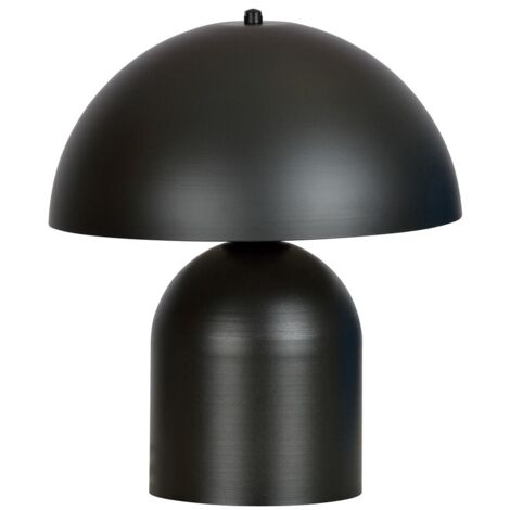 Lampada da tavolo Kava nera metallo E27 35cm Emibig