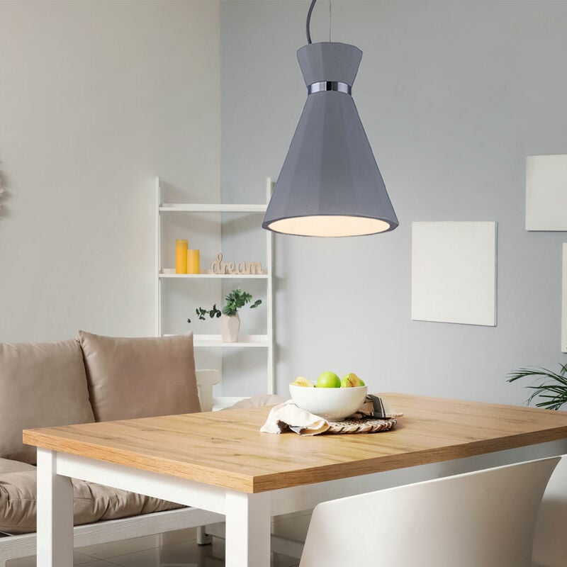 Image of Lampada da tavolo lampada da comodino lampada da lettura lampada da tavolo studio pilastro bianco con paralume in tessuto marrone, tessuto metallico,