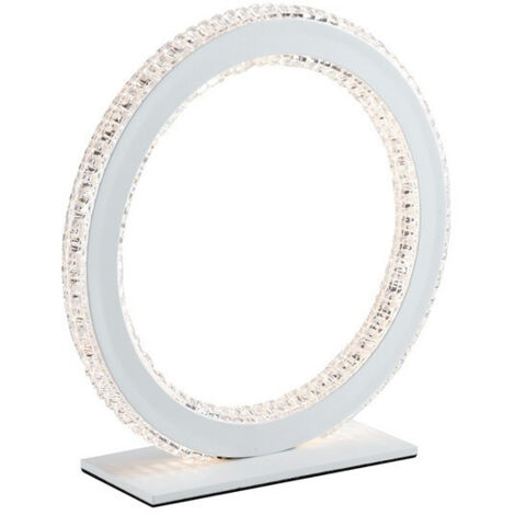 "Lampada da tavolo LED BRYANT con diffusore diamantato 18W 3000K (luce calda)"
