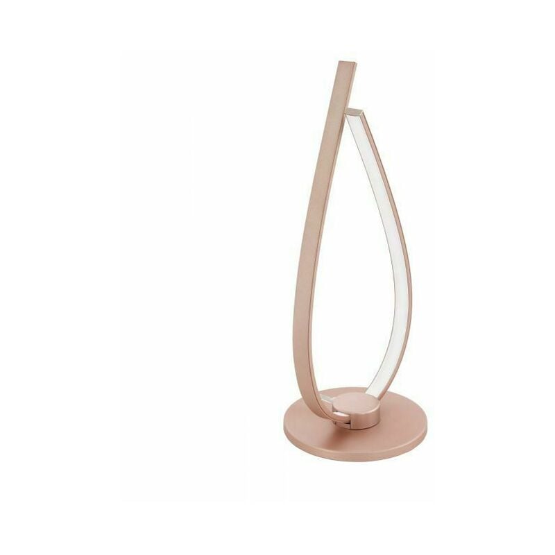 Lampada da Tavolo Led in Alluminio Illuminazione Interno Oro Rosa Palozza Eglo