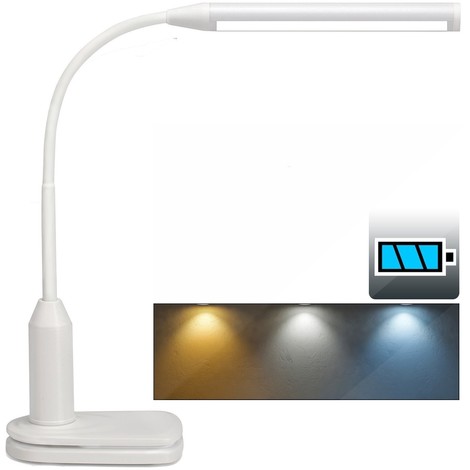 Lampada Da Tavolo Led Luce Con Pinza 3 Illuminazione Di