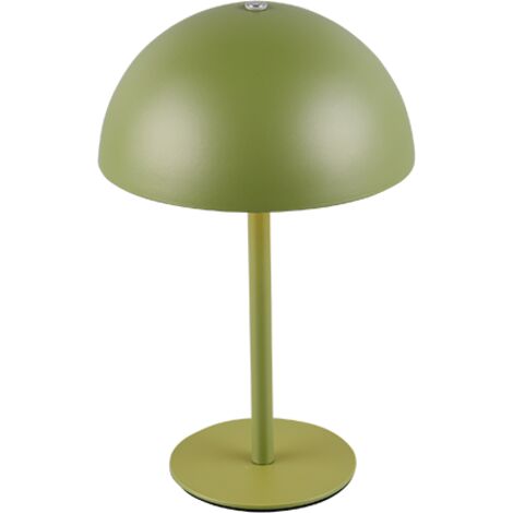 Lampada da tavolo LED, metallo, verde, 13x21x13 cm, Munoz