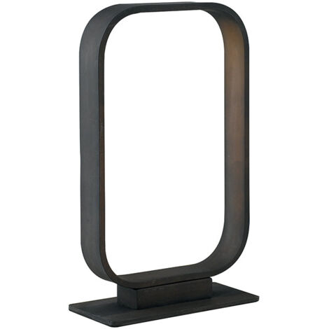 "Lampada da tavolo LED MOKA in alluminio marrone 5W 3000K (Luce calda)"