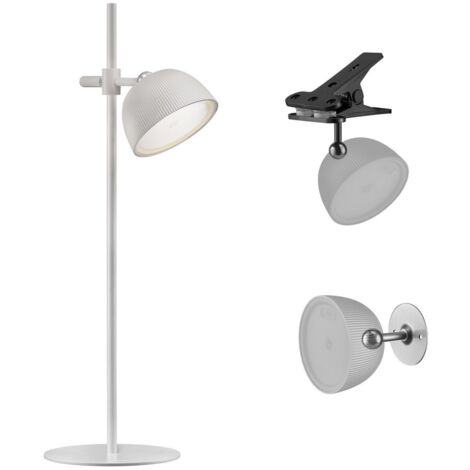 Lampada da tavolo led ricaricabile IP54 mod. Magnetika colore bianco
