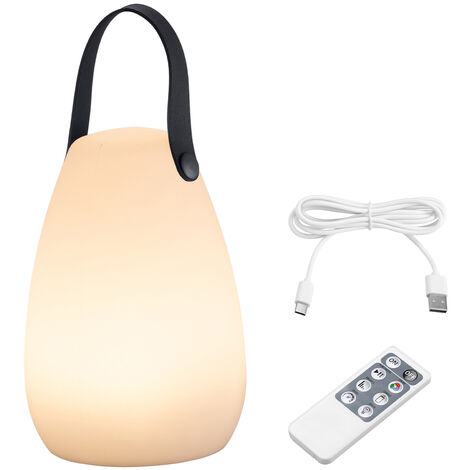 Lampada da Tavolo LED senza fili Ricaricabile Portatile Interni ed Esterni RGB