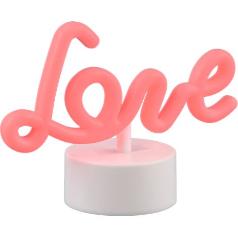 Lampada da tavolo led trio lighting amor 1w ip20 bianco - r55931101