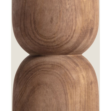 Lampada da Tavolo Legno Dallas Bianco