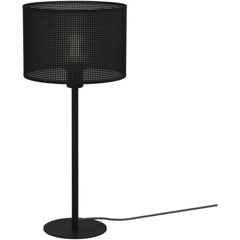 Lampada da tavolo loft nera rete Ø25 E27 IP20 Luminex