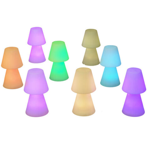 LAMPADA DA TAVOLO LOLA 20 RGB BATT RICARIC BIANCO- 1,0 pz