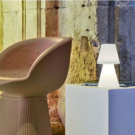 LAMPADA DA TAVOLO LOLA 20 RGB BATT RICARIC BIANCO
