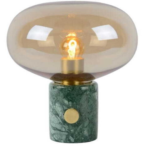 Lampada da tavolo Lucide Charlize marmo verde E27 40W