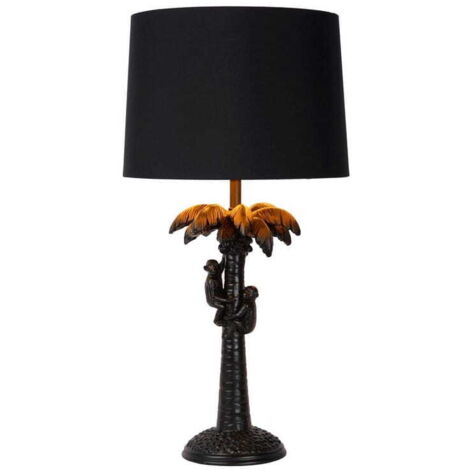Lampada da tavolo Lucide Extravaganza Coconut E27 nera