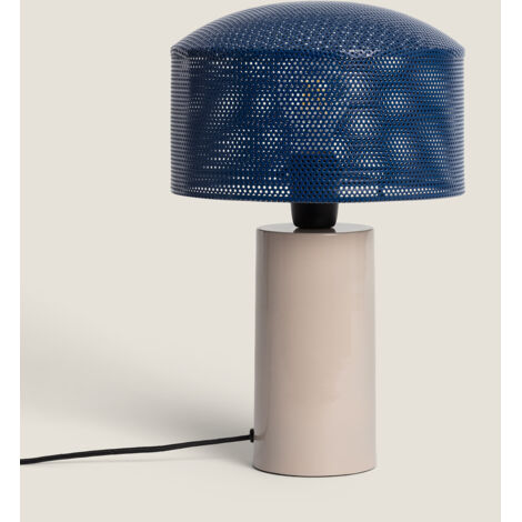 Lampada da Tavolo Metallo Kondavil Beige