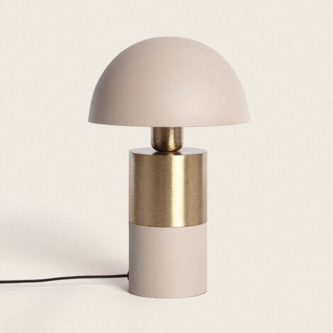 Lampada Da Tavolo Vintage Relaxdays – Abat-jour In Tessuto Turchese, Base Metallo Cromata, Stelo Flessibile, E14 - 5