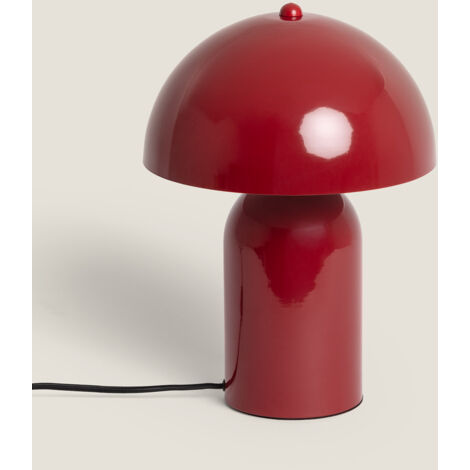 Lampada da Tavolo Metallo Slink Rosso
