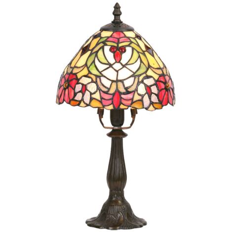 lampada da tavolo Mirella bronzo vetro metallo / bunt Ø20cm H: 35cm