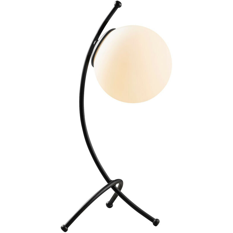 Image of Cristal Model 16 Lampada da tavolo Deco Globe nera