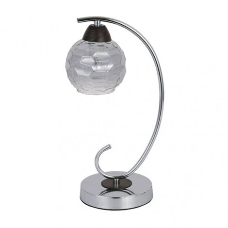 Lampada da tavolo modello ETNA cromo de 1 luce FABRILAMP