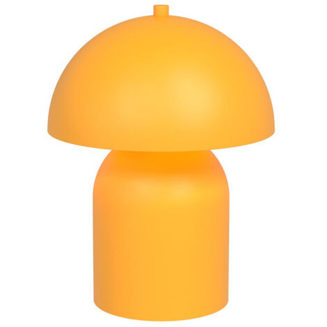 Lampada Da Tavolo Moderna Hera Acciaio Arancione 2 Luci G9 Ip20