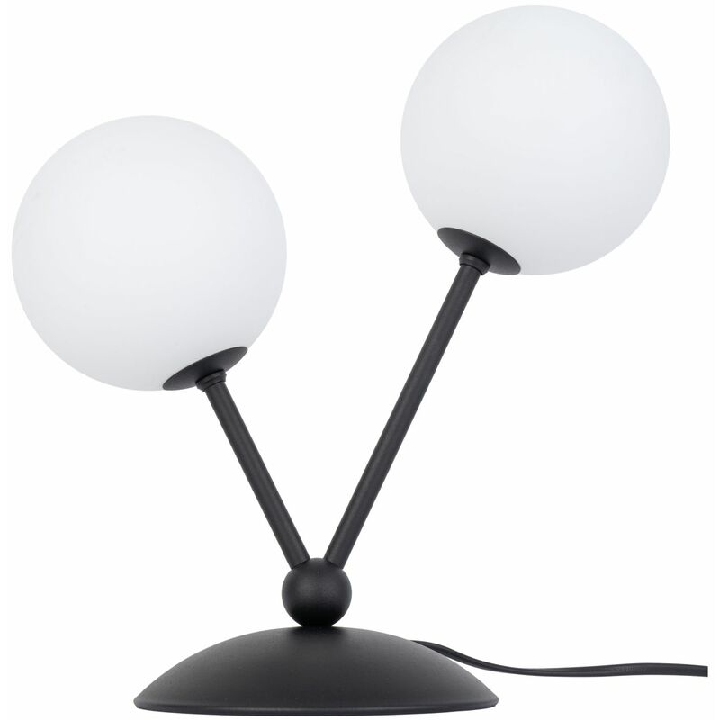 Lampada da tavolo moderna Metallo Vetro 31 cm