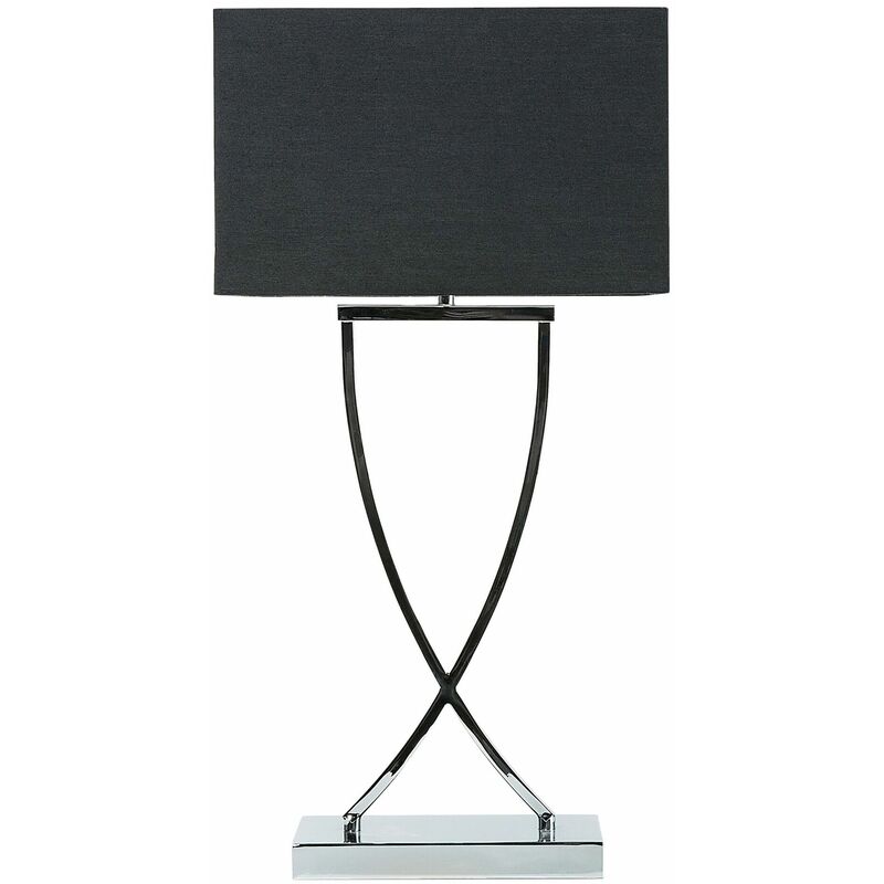 Image of Beliani - Lampada da tavolo moderna nera Yasuni