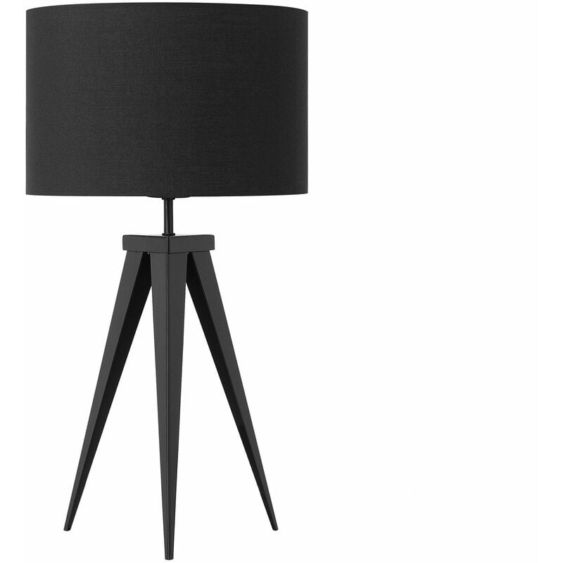 Image of Lampada da tavolo moderna nera Stiletto