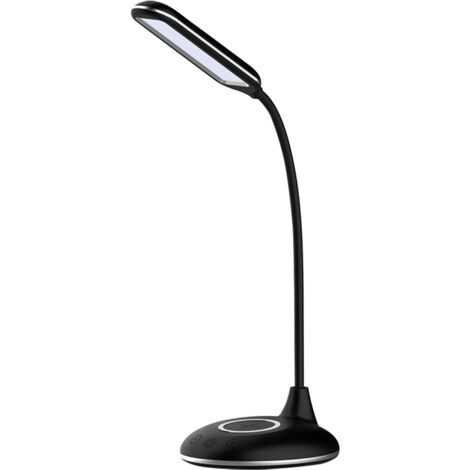 Lampada da tavolo multifunzione LED 4W nera