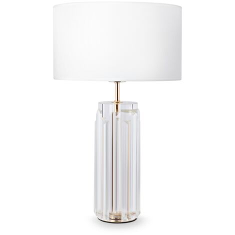 Lampada da tavolo Muse Maytoni vetro scolpito oro E27