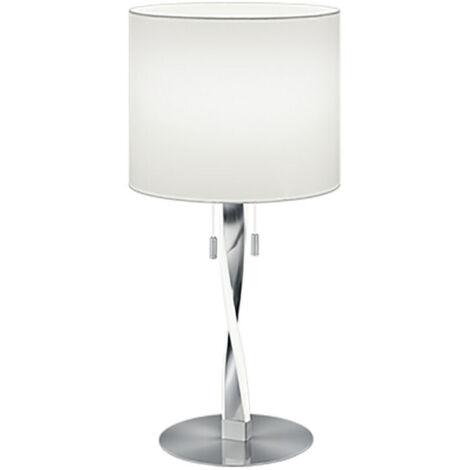 Lampada da tavolo NANDOR argento 3 luci E27 Trio