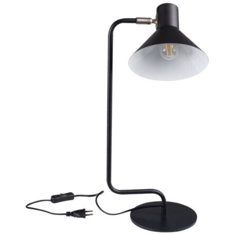 Lampada da tavolo NEDIA E14 - 10W MAX, Classe II, IP20, orientabile 160°